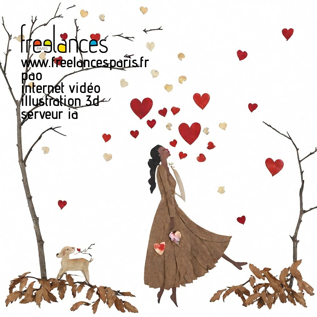 Pao mise en page internet vidéo illustration 3d serveur IA générative AI freelance paris studio de création magazines yrl2a490